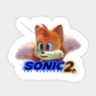 Sonic 2 Tails Laser Meme Sticker